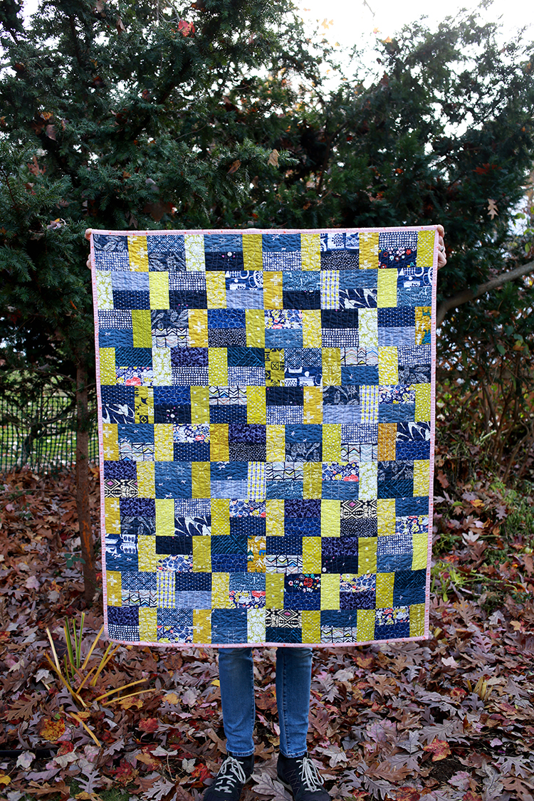 In Color Order: Simple Two-Color Baby Quilt Tutorial